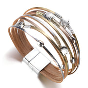 The "Shelly" Faux Leather Bracelet - Multiple Colors