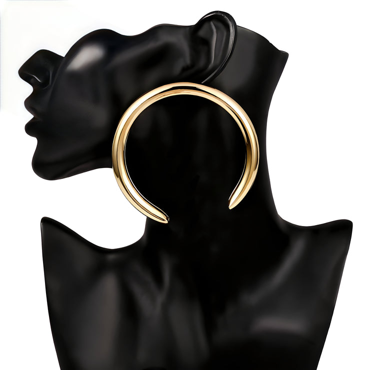 The "Crescent" Large Drop Earrings - Multiple Colors