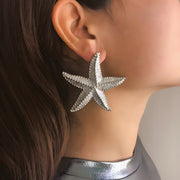 The "Starfish" Large Drop Earrings - Multiple Colors