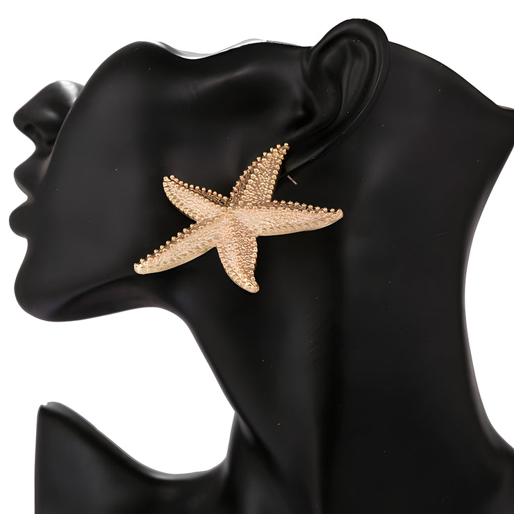 The "Starfish" Large Drop Earrings - Multiple Colors