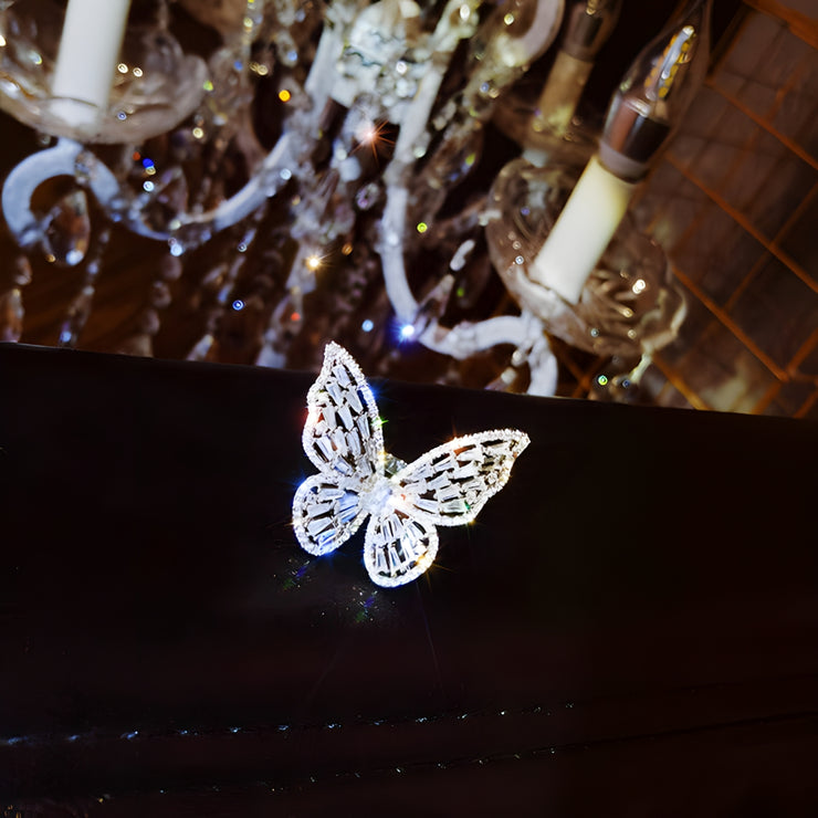 The "Butterfly Effect" Crystal Ring