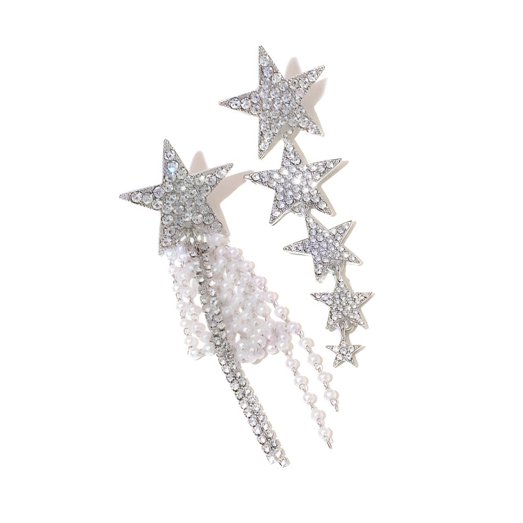 The "Starlight" Tassel Drop Earrings