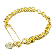 The "Klip" Bangle Bracelet - Yellow Gold